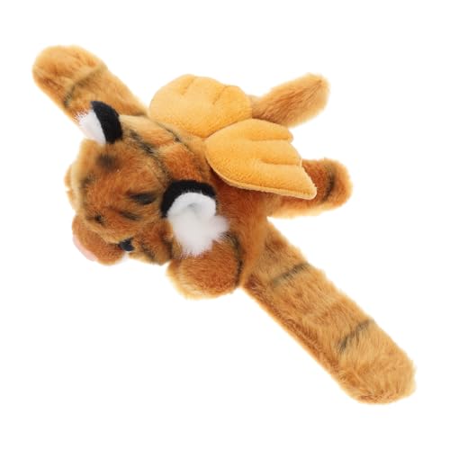LABRIMP Tiger Plüsch Slap Armband für Thema Geburtstagsgeschenk Weiches Stofftier Armband Modisches und Funktionales Accessoire Angenehm LABRIMP Tiger Plüsch Slap Armband für Thema Geburtstagsgeschenk Weiches Stofftier Armband Modisches und Funktionales Accessoire Angenehm von LABRIMP