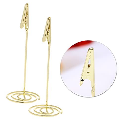 LABRIMP Tischkartenhalter aus Kreative Foto Halterungen für Hochzeiten und Bürodekoration Goldfarbene Klammern für und Notizen LABRIMP Tischkartenhalter aus Kreative Foto Halterungen für Hochzeiten und Bürodekoration Goldfarbene Klammern für und Notizen von LABRIMP