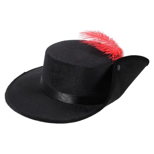 LABRIMP Universeller Federhut für Karneval und Festival Hautfreundlicher Partyhut Vielseitig Verwendbar als Kostüm und Bühnenaccessoire Komfortabel Widerstandsfähig Auffälliges Design für von LABRIMP