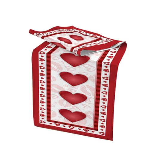 LABRIMP Valentinstag Tischläufer für Partys Dekorativer Tischläufer für Hochzeiten Homepartys und Restaurantdekoration LABRIMP Valentinstag Tischläufer für Partys Dekorativer Tischläufer für Hochzeiten Homepartys und Restaurantdekoration von LABRIMP