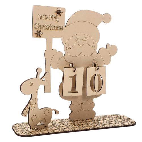 LABRIMP Weihnachts Adventskalender aus Holz Diy Holzkalender zum Basteln Teiliges Klassisches Design Dekoratives Xmas Holzornament für Festliche Dekoration Geeignet für Regal und Tisch LABRIMP Weihnachts Adventskalender aus Holz Diy Holzkalender zum Basteln Teiliges Klassisches Design Dekoratives Xmas Holzornament für Festliche Dekoration Geeignet für Regal und Tisch von LABRIMP