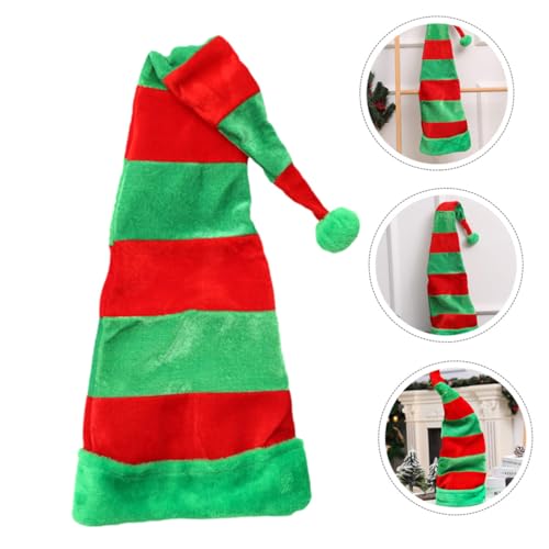 LABRIMP Weihnachtsmütze Verlängert Elastisch Rot Grün Weihnachtsdeko Partyhut für Erwachsene Festliche Kopfbedeckung für Weihnachtsfeier und Karneval LABRIMP Weihnachtsmütze Verlängert Elastisch Rot Grün Weihnachtsdeko Partyhut für Erwachsene Festliche Kopfbedeckung für Weihnachtsfeier und Karneval von LABRIMP