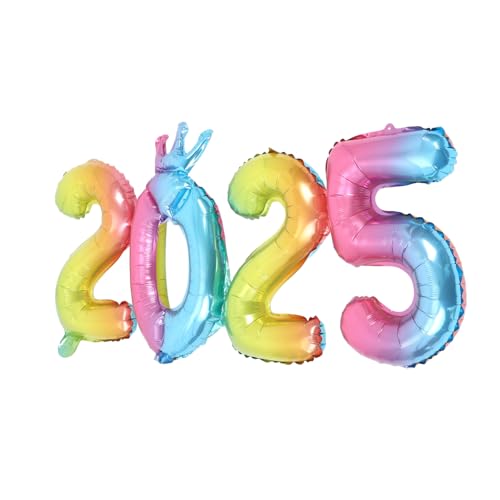 LABRIMP Zahlen Aluminiumfolie Ballons Neujahrsdeko Farbverlauf Glänzend Partydekoration für Zuhause Hotel Vielseitig Einsetzbar Einfach Kombinierbar Festlich LABRIMP Zahlen Aluminiumfolie Ballons Neujahrsdeko Farbverlauf Glänzend Partydekoration für Zuhause Hotel Vielseitig Einsetzbar Einfach Kombinierbar Festlich von LABRIMP