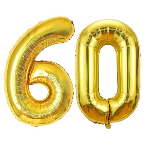 LAC Luftballon 60 Geburtstag Frau - Geburtstagsdeko 60 Jahre Mann - 60 Geburtstag Mama, Party Ballons Jubiläum LAC Luftballon 60 Geburtstag Frau - Geburtstagsdeko 60 Jahre Mann - 60 Geburtstag Mama, Party Ballons Jubiläum von LAC EVERYTHING EVERYWHERE