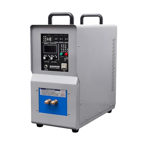 LADECNERHT 15-Kw-Klein-Induktionsheizgerät, Hochfrequenz-Induktionsheizgerät, Für Metall – Abschrecken, Glühen, Schmelzen, Schmieden – 220 V, 30–80 kHz, 40 °c Bis 2000 °c von LADECNERHT