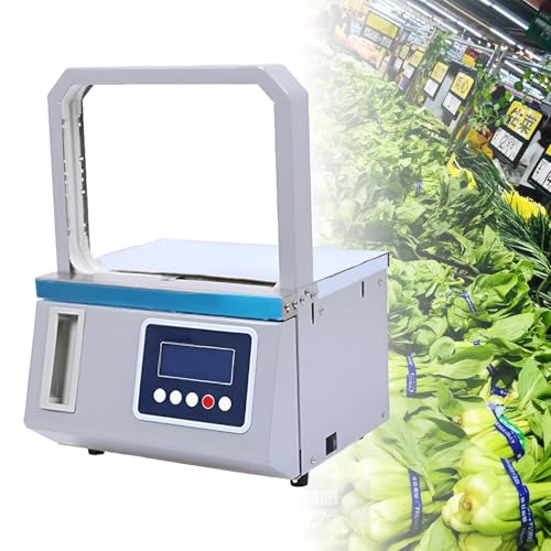 LADECNERHT 260W Automatische OPP-Band-Umreifungsmaschine, Photoelektrische Induktions-Gemüsebindemaschine, Geeignet Für Den Täglichen Bedarf, Kleine Pakete, Supermarkt-Gemüse LADECNERHT 260W Automatische OPP-Band-Umreifungsmaschine, Photoelektrische Induktions-Gemüsebindemaschine, Geeignet Für Den Täglichen Bedarf, Kleine Pakete, Supermarkt-Gemüse von LADECNERHT