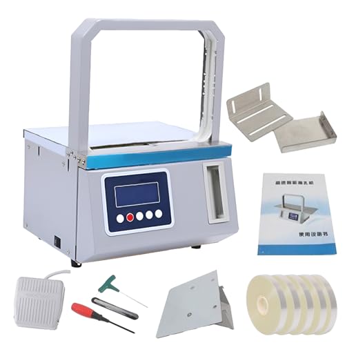 LADECNERHT Elektrische Automatische Umreifungsmaschine, Automatische Bündelmaschine, OPP-Umreifungsmaschine, Supermarkt-Gemüsebündelmaschine Für 12-Mm-Bandbündelung LADECNERHT Elektrische Automatische Umreifungsmaschine, Automatische Bündelmaschine, OPP-Umreifungsmaschine, Supermarkt-Gemüsebündelmaschine Für 12-Mm-Bandbündelung von LADECNERHT