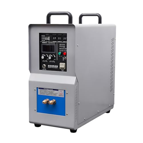 LADECNERHT Hochfrequenz-Induktionsanlage, 220 V, 15 Kw, Induktionsofen Für Die Wärmebehandlung Von Metallwerkzeugen, 30–80 kHz Metallschmelzofen, Schweißen, Metallabschreckanlage von LADECNERHT