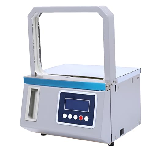 LADECNERHT Photoelektrisch, Induktion, Gemüsebindemaschine, 260 W, Halbautomatische Verpackungsmaschine, Mit Fußpedal, Werkbank, 5 Rollen Umreifungsband LADECNERHT Photoelektrisch, Induktion, Gemüsebindemaschine, 260 W, Halbautomatische Verpackungsmaschine, Mit Fußpedal, Werkbank, 5 Rollen Umreifungsband von LADECNERHT