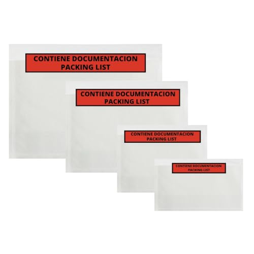 Selbstklebende Dokumentenhülle, Docufix Packing List, A6, A5, A4, DL, Umschlag mit Dokumentation, Lieferschein, transparenter Umschlag aus Kunststoff für Lieferscheine, LADIJET (100, DL, 225 x 122 mm) Selbstklebende Dokumentenhülle, Docufix Packing List, A6, A5, A4, DL, Umschlag mit Dokumentation, Lieferschein, transparenter Umschlag aus Kunststoff für Lieferscheine, LADIJET (100, DL, 225 x 122 mm) von LADIJET