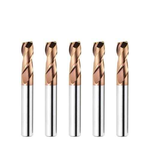 1/5/10 stücke HRC55 Hartmetall-schaftfräser 1 3 4 5 6 8 10 12mm Schaft 2 Flöten Fräser Schneidwerkzeug CNC Bearbeitungs Beschichtung Flache Schaftfräser(5pcs HRC55 2F,D1xD4x50L) von LAERNPU