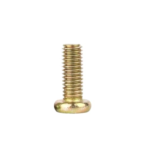 1 Stück M6 M8 Möbelbeschläge Sechskantschraube mit flachem Rundkopf aus Kohlenstoffstahl, Farbe Zink, Möbelschraube(M6x70mm-2Pcs) von LAERNPU