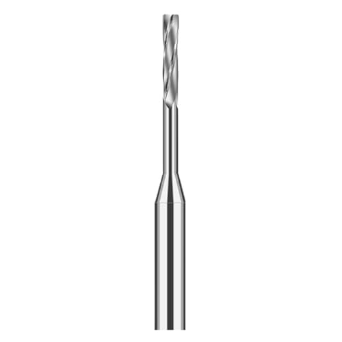 1 stück,3mm Bis,39mm Hartmetall-maschinenreibahle Spiralflöte Toleranz Chucking Metallschneider CNC,32,34,35 3 MM Schaft(Uncoated1.38xD3x50L) von LAERNPU