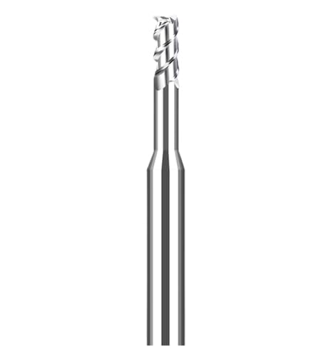 1 stück 1-3 MM Hartmetall-Rillenfräser Mikrodurchmesser Aluminiumfräser 2/3 Flöten Langhals Kleinfräser CNC-Werkzeuge(D3X30LXD4X50L) von LAERNPU