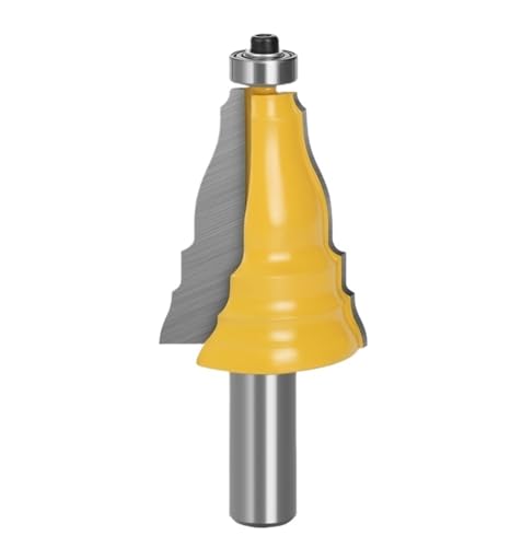 1 stück 12 MM 1/2 Schaft Gong Cutter Armlehne Tür Fenster Gehäuse Router Bit Linie Fräser for Holz Holzbearbeitung werkzeug(12mm shank) von LAERNPU