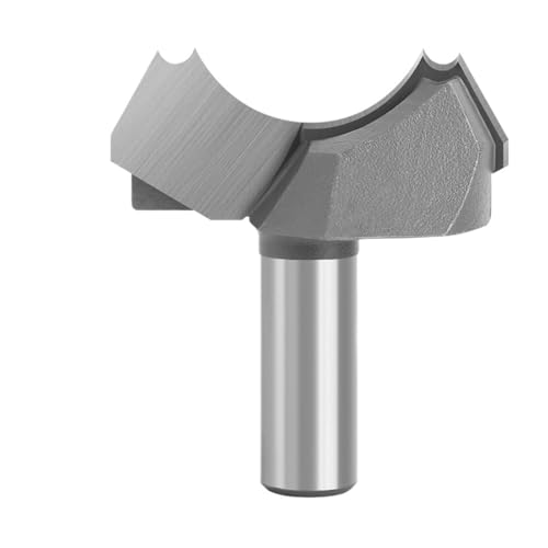 1 stück 12mm 1/2 Schaft Klassische Doppelkugelflöte Holzfräser C3 Hartmetall Holzbearbeitung Gravur Cutter Werkzeuge(12.7x50.8mm) von LAERNPU