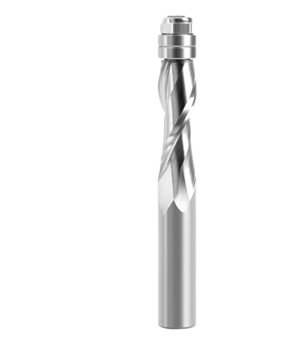 1 stück 12mm Schaft Flush Trim Vollhartmetall Spirale Top Lager CNC Router Bit Up-cut Schaftfräser Bit Gesicht Holz Fräser von LAERNPU