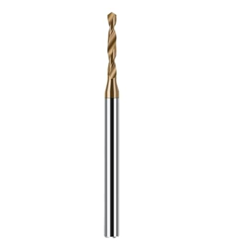 1 stück 2,6-3,29mm Mikrobohrer Beschichtetes Vollhartmetall-Bit Metall Eisen Stahl Lochbohren 3xD Schnittlänge D=4mm CNC-Werkzeug(2.62xD4x15x50) von LAERNPU