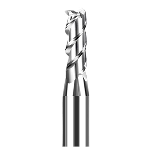 1 stück 3 Flöte Schaftfräser Aluminium,1mm-4,9mm Dezimalpunkt Fräser CNC Werkzeuge(D4.6X14XD6X50L) von LAERNPU