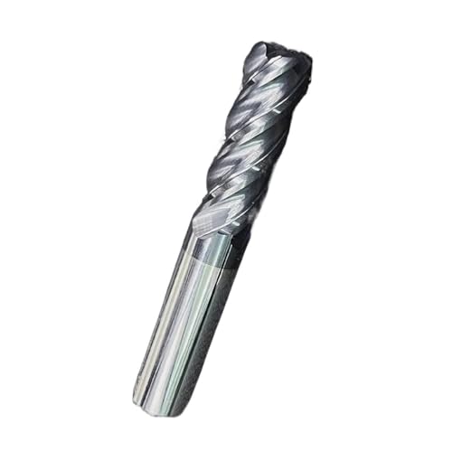1 stück 4 Flöte HRC65 CNC Hartmetall-schaftfräser TiALN-beschichteter Wolframfräser 1-20 Schaft Metall Stahl Bearbeitungswerkzeug Router Bit Fräser(D10X50X10DX150LX4F) von LAERNPU