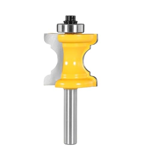 1 stück 6,35 MM 8 12,7 Bull Nose Molding Handlauf Router Bits Holzbearbeitung Fräser for holz Planfräser Schaftfräser(12x31.8x30.16) von LAERNPU