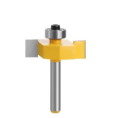 1 stück 6mm 1/4 Schaft T-Nut Fräser Bit Mit Lager Holz Stoßen T Typ Rabbeting Holzbearbeitung werkzeuge for(6x11mm) von LAERNPU