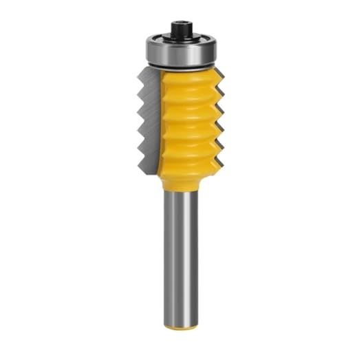 1 stück 8mm Schaft Fingergelenk Kleber Fräser Erhöhte Platte V Joint Router Bits for Holz Zapfen Holzarbeiten Kegel Zapfenschneiden Bit(8x24mm) von LAERNPU