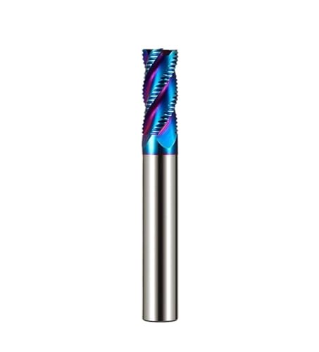 1 stück HRC65 Vhm-schaftfräser 4 Flöte 3-20 MM Schaft CNC Fräser Bits Router Bit for Metall Schruppbearbeitung(12.0X30X12DX75L) von LAERNPU