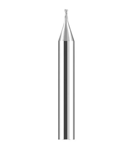 1 stück Micro Hartmetall-schaftfräser CNC Wolfram Stahl Fräser Kleine Durchmesser 0,2-0,95mm 2 Flöte(0.2XD4X50LX2F) von LAERNPU