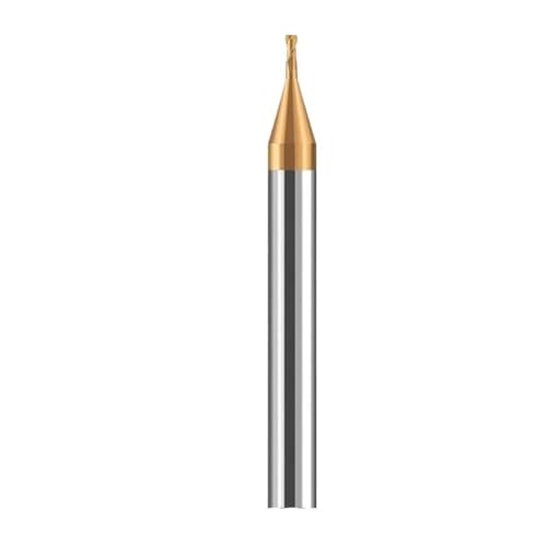 1 stück Micro Hartmetall-schaftfräser CNC Wolfram Stahl Fräser Kleine Durchmesser 0,2-0,95mm 2 Flöte(0.95XD4X50LX2F) von LAERNPU