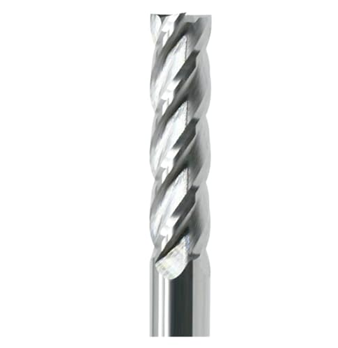 1 stück Schaftfräser 4-Flöten-Spiralschneider 6mm 8mm Hartmetall-Fräswerkzeuge for Schneiden von Holz MDF 4F Schaftfräser mit großem Spanentferner(8x60x8x100) von LAERNPU