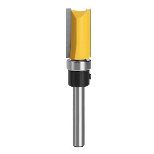 1pc 1/4 Schaft Muster Bit Flush Trim Gerade Stemmen Router Holz Trimmer Cutter(6.35x12.7x25mm) von LAERNPU