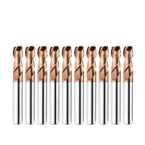 5/10 stücke HRC55 Hartmetall-schaftfräser 1-12mm 2 Flöten Metallfräser Schneidwerkzeug CNC Bearbeitungsbeschichtung Flachschaftfräser(10pcs HRC55 2F,D1xD4x50L) von LAERNPU