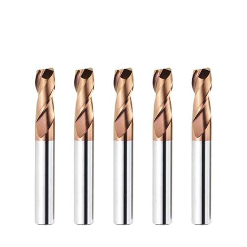 5/10 stücke HRC55 Hartmetall-schaftfräser 1-12mm 2 Flöten Metallfräser Schneidwerkzeug CNC Bearbeitungsbeschichtung Flachschaftfräser(5pcs HRC55 2F,D4xD4x100L) von LAERNPU