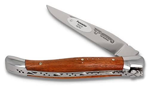 Laguiole en Aubrac Taschenmesser - Griff 11 cm Apfelbaum - Messer Klinge 9 cm - Stahl 12c27 glänzend Laguiole en Aubrac Taschenmesser - Griff 11 cm Apfelbaum - Messer Klinge 9 cm - Stahl 12c27 glänzend von LAGUIOLE EN AUBRAC L
