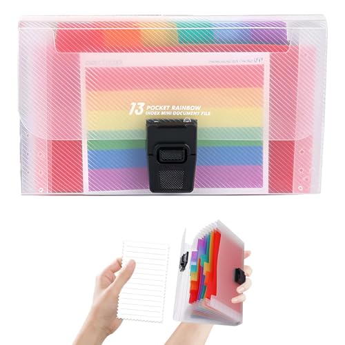 Karteikarten Organizer - A6 Karteikartenhalter mit 13 Taschen für Quittungen, Karten, Gutscheine & Mini Tickets Karteikarten Organizer - A6 Karteikartenhalter mit 13 Taschen für Quittungen, Karten, Gutscheine & Mini Tickets von LAIBUY