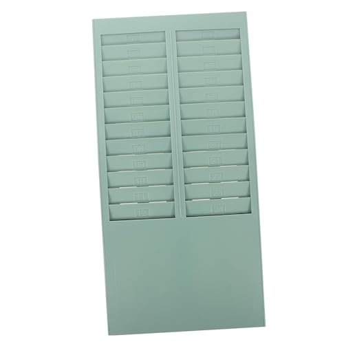 Time Card Rack 24 Slots Punch Card Rack Wall Mounted Attendance Recorder Punch Clock Card Organizer for Time Cards Machine Time Card Rack 24 Slots Punch Card Rack Wall Mounted Attendance Recorder Punch Clock Card Organizer for Time Cards Machine von LAIBUY