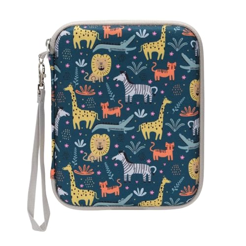 Yoto Kartenetui, weich, tragbar, Ordner mit Reißverschluss und 80 Taschen, Mini-Hörbuch-Kartenhalter für Reisen (Tier) von LAIBUY