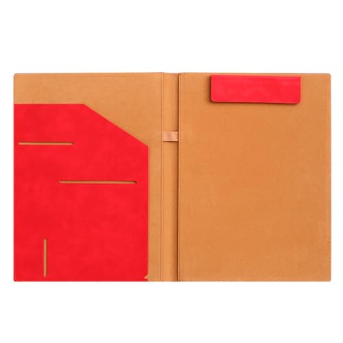 A 4 Schreibmappe mit Verschluss Geschäftsmappe Multifunktionsmappe Leder Klemmbrett Konferenzmappe für Büro A 4 Schreibmappe mit Verschluss Geschäftsmappe Multifunktionsmappe Leder Klemmbrett Konferenzmappe für Büro von LAIOUSN