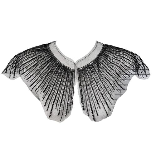 Auffälliger Kragen Stoff Applikationen Pailletten Nähen auf Patches für Hochzeit/Abendkleid Kleidung Patches Pailletten Halsstück Auffälliger Kragen Stoff Applikationen Pailletten Nähen auf Patches für Hochzeit/Abendkleid Kleidung Patches Pailletten Halsstück von LAIOUSN