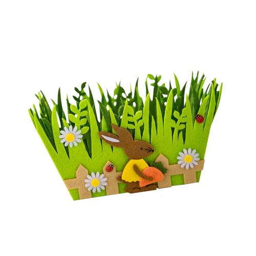 Benutzerfreundlicher grüner Kaninchenkorb, Osterdekoration, für Ostern, Feste für Kinder und Familientreffen, handgewebter Osterkorb Benutzerfreundlicher grüner Kaninchenkorb, Osterdekoration, für Ostern, Feste für Kinder und Familientreffen, handgewebter Osterkorb von LAIOUSN