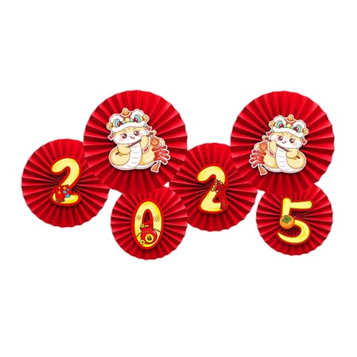 Bunter Papierfächer für 2025 Neujahr 2025, Blumendekoration, für Neujahrsfeiern, Schaufenster, Feiertagsdekorationen Bunter Papierfächer für 2025 Neujahr 2025, Blumendekoration, für Neujahrsfeiern, Schaufenster, Feiertagsdekorationen von LAIOUSN
