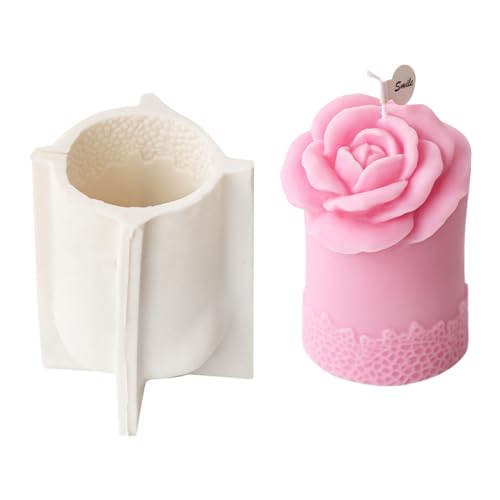 Geprägte Form, quadratisch/zylinderförmig, Epoxidharz, Schmuck, Wachs, handgefertigt, für Damen und Mädchen von LAIOUSN