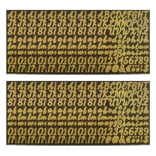 Glitzernde Buchstaben-Aufkleber, bunte Buchstaben-Aufkleber, Aufkleber für Scrapbooking, Kartenherstellung, Notizbuch, Verzierungen, 20 Blatt Glitzernde Buchstaben-Aufkleber, bunte Buchstaben-Aufkleber, Aufkleber für Scrapbooking, Kartenherstellung, Notizbuch, Verzierungen, 20 Blatt von LAIOUSN