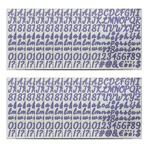 Glitzernde Buchstaben-Aufkleber, bunte Buchstaben-Aufkleber, Aufkleber für Scrapbooking, Kartenherstellung, Notizbuch, Verzierungen, 20 Blatt Glitzernde Buchstaben-Aufkleber, bunte Buchstaben-Aufkleber, Aufkleber für Scrapbooking, Kartenherstellung, Notizbuch, Verzierungen, 20 Blatt von LAIOUSN