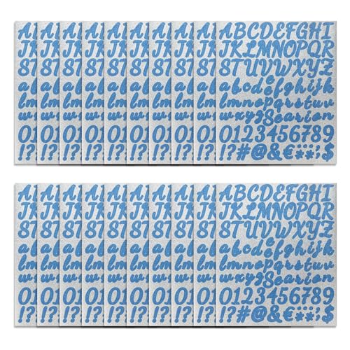 Glitzernde Buchstaben-Aufkleber, bunte Buchstaben-Aufkleber, Aufkleber für Scrapbooking, Kartenherstellung, Notizbuch, Verzierungen, 20 Blatt Glitzernde Buchstaben-Aufkleber, bunte Buchstaben-Aufkleber, Aufkleber für Scrapbooking, Kartenherstellung, Notizbuch, Verzierungen, 20 Blatt von LAIOUSN