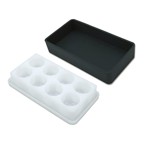 Handgefertigte Pigmentbox, Harzform, Farbtablett, Aufbewahrungsbox, Epoxidharz, Gießform, Schmuckherstellungswerkzeug von LAIOUSN