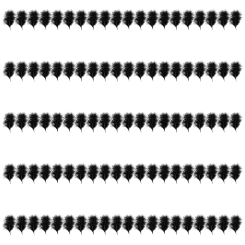 LAIOUSN 100 Stück natürliche Flügel, natürliche schwarze Flügeldekoration für Traumfänger, Hochzeitsdekoration, Maskerade, Verkleidung LAIOUSN 100 Stück natürliche Flügel, natürliche schwarze Flügeldekoration für Traumfänger, Hochzeitsdekoration, Maskerade, Verkleidung von LAIOUSN