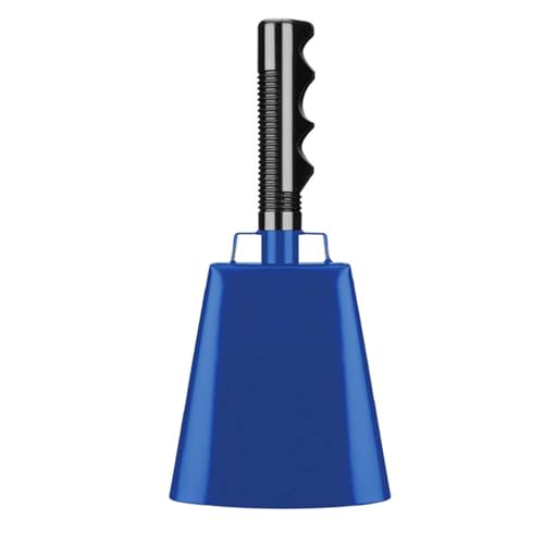 LAIOUSN 22,9 cm große Kuhglocken aus Metall mit Griff, für Abschlussfeier, Zeremonie, für Sportveranstaltungen, Jubel- und Festivalfeiern, Abschlussfeiern LAIOUSN 22,9 cm große Kuhglocken aus Metall mit Griff, für Abschlussfeier, Zeremonie, für Sportveranstaltungen, Jubel- und Festivalfeiern, Abschlussfeiern von LAIOUSN