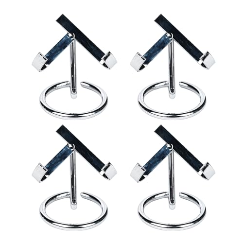 LAIOUSN 4 x Präsentationsständer für Achatplatten, Fossilien, Präsentationen, Metallstaffeleien, rostbeständige Edelsteinhalter, dekorative Metall-Staffeleien für Mineralsammlungen LAIOUSN 4 x Präsentationsständer für Achatplatten, Fossilien, Präsentationen, Metallstaffeleien, rostbeständige Edelsteinhalter, dekorative Metall-Staffeleien für Mineralsammlungen von LAIOUSN